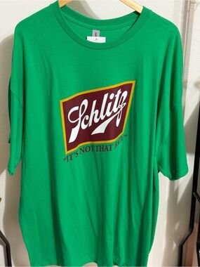 Size 3XL Green Schlitz Beer “It’s Not That Bad” T-Shirt Deadwood, South Dakota